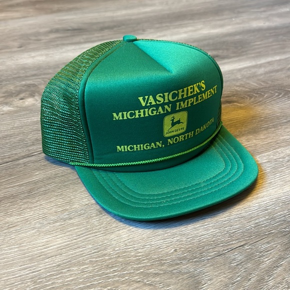 Vintage John Deere Snapback / Trucker Style / Mesh Rope / 80s / 90s - Picture 2 of 7